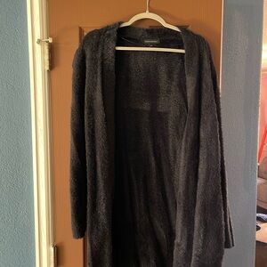 Banana Republic Black Open-Front Cardigan